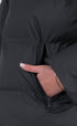 DAMEN DAUNENJACKE IN SCHWARZ MIT KAPUZE